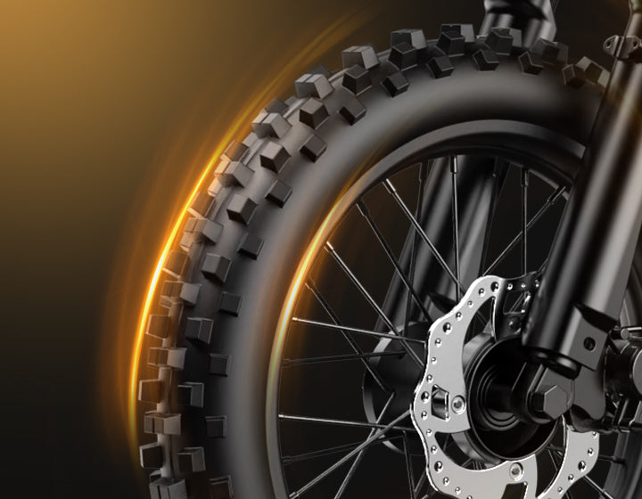 17"/14" Fat Tires on Any Terrain