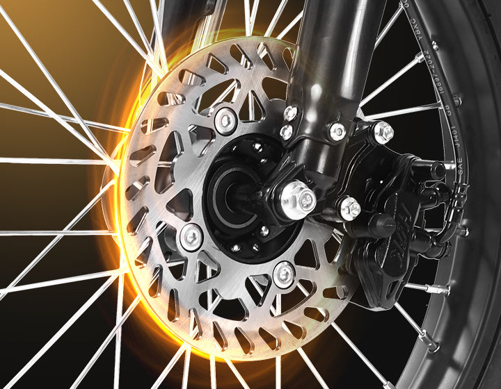 185mm Hydraulic Discs. Instant Confidence