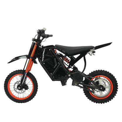KOVO Nova Mini electric dirt bike in orange