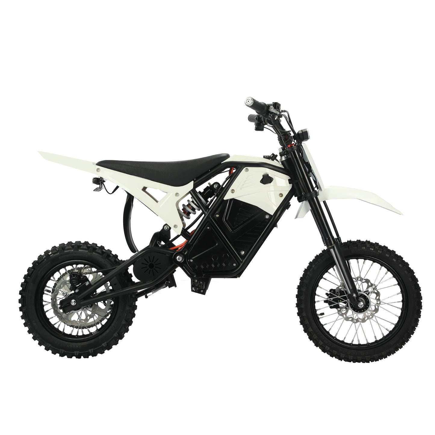 KOVO Nova Mini electric dirt bike white side view
