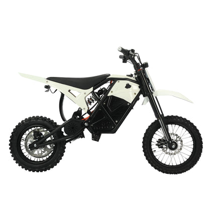 KOVO Nova Mini electric dirt bike white side view