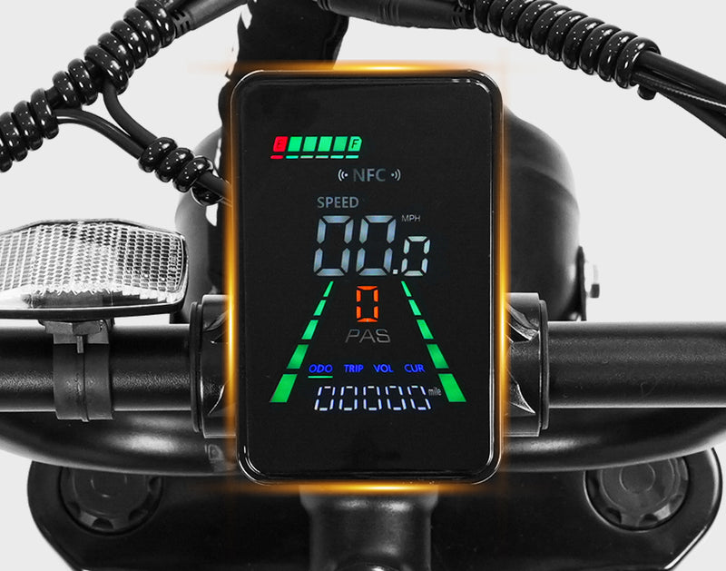 Full-color LCD & NFC