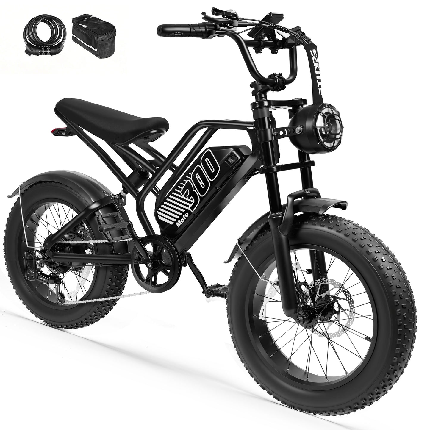 Eskute® V300 20*4.0" Electric Dirt Bike