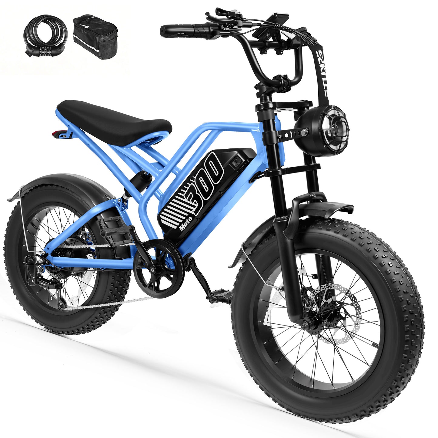 Eskute® V300 20*4.0" Electric Dirt Bike