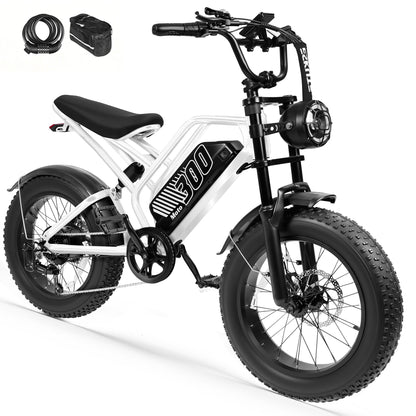 Eskute® V300 20*4.0" Electric Dirt Bike
